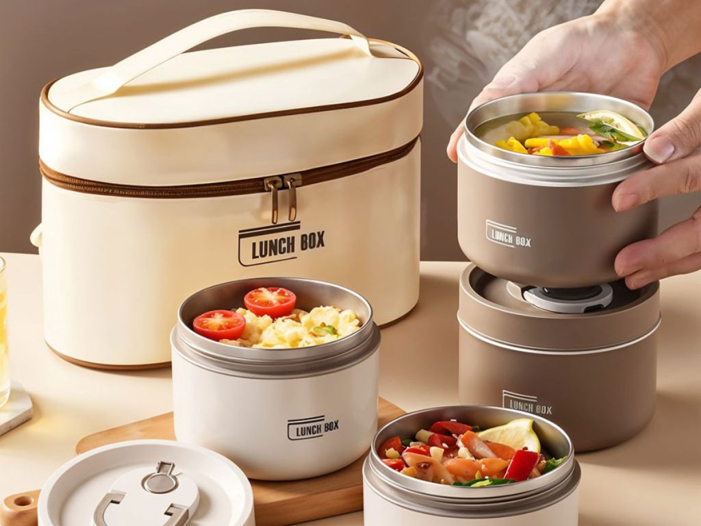 Set de boîtes à lunch isothermes 4 pièces